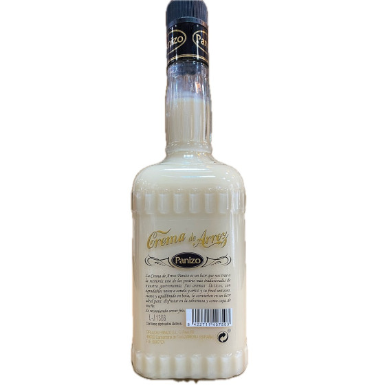 LICOR DE CREMA DE ARROZ PANIZO 70 CL a LICOR SUAVE Y CREMOSO ELABORADO