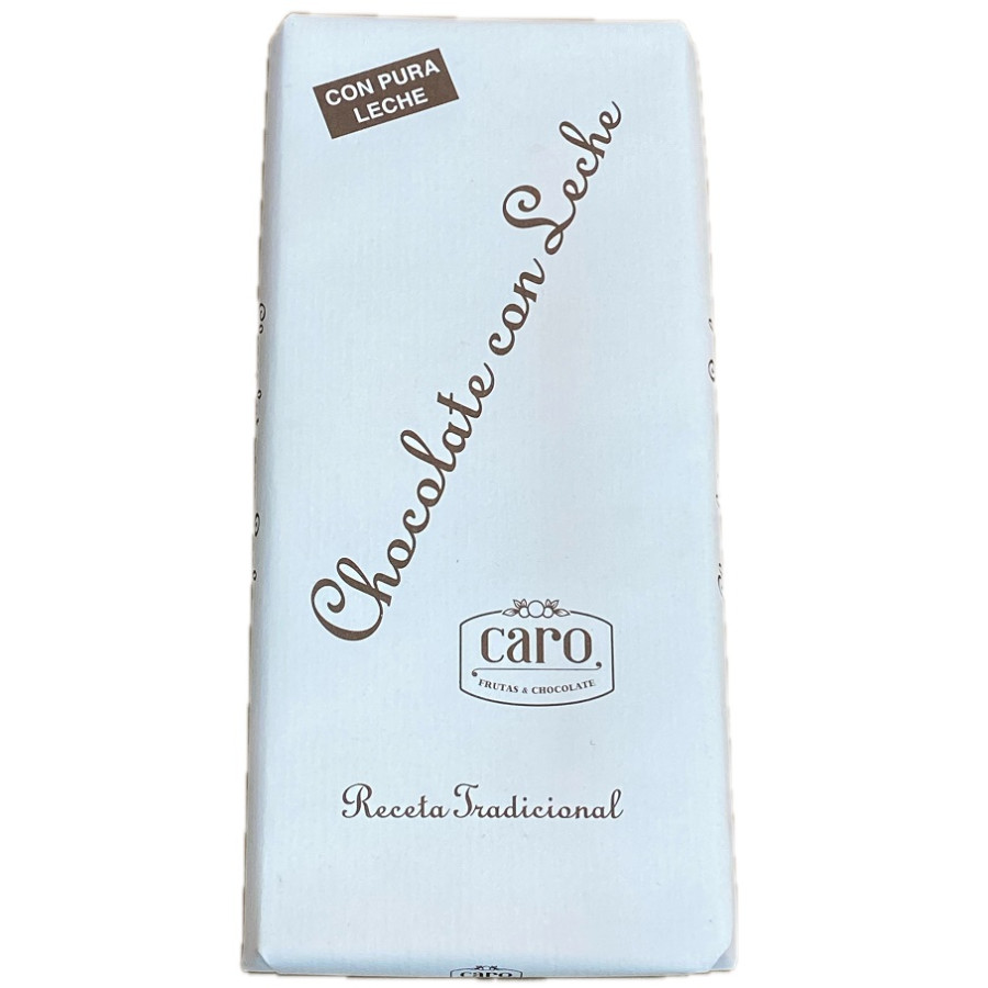 CHOCOLATE CON LECHE EXTRAFINO CARO 150 G a CHOCOLATE ARTESANO DE ZARAG