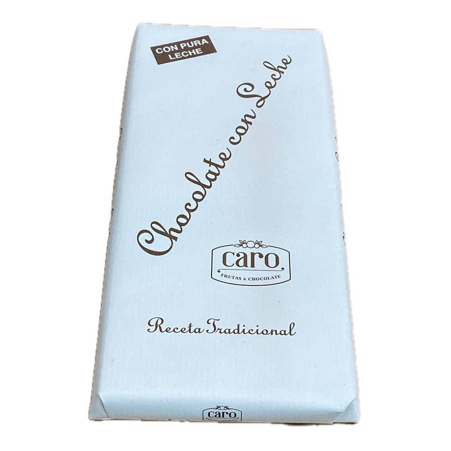 CHOCOLATE CON LECHE EXTRAFINO CARO 150 G a CHOCOLATE ARTESANO DE ZARAG
