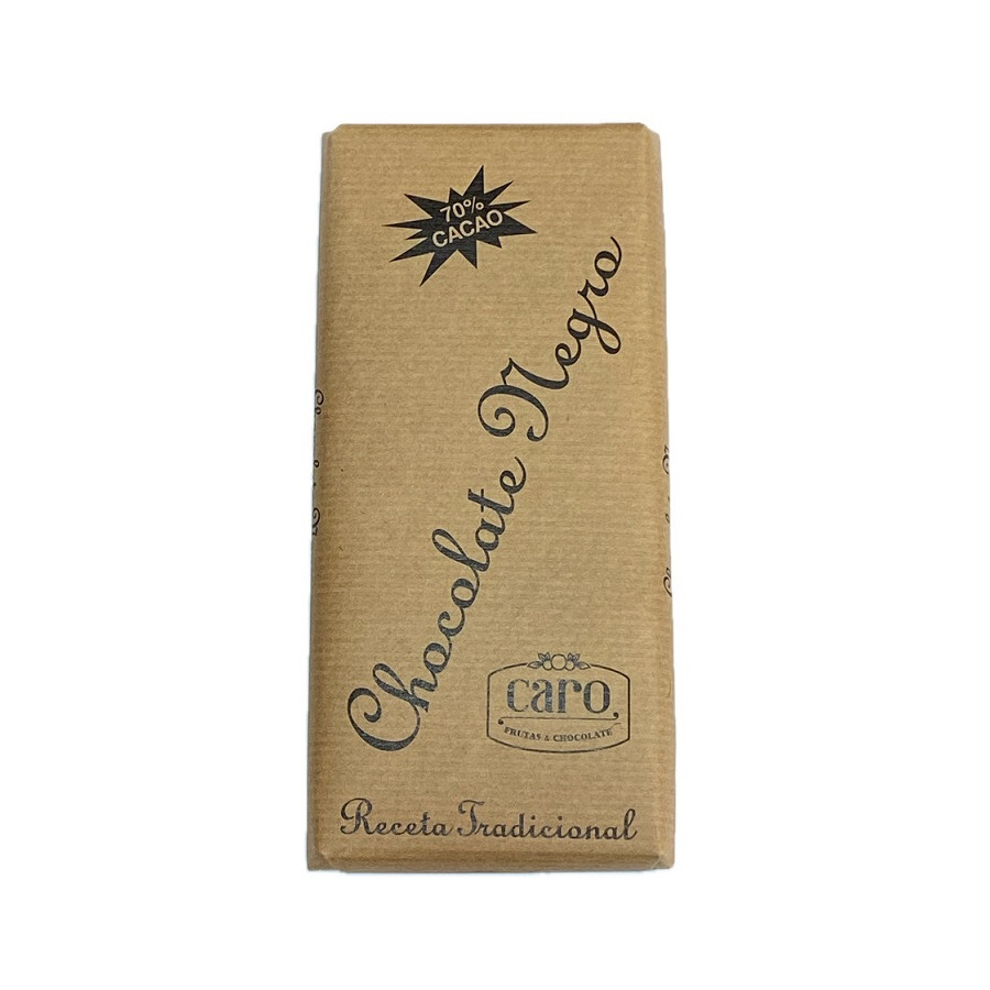 CHOCOLATE NEGRO 70% CACAO CARO 150 G (ZARAGOZA)