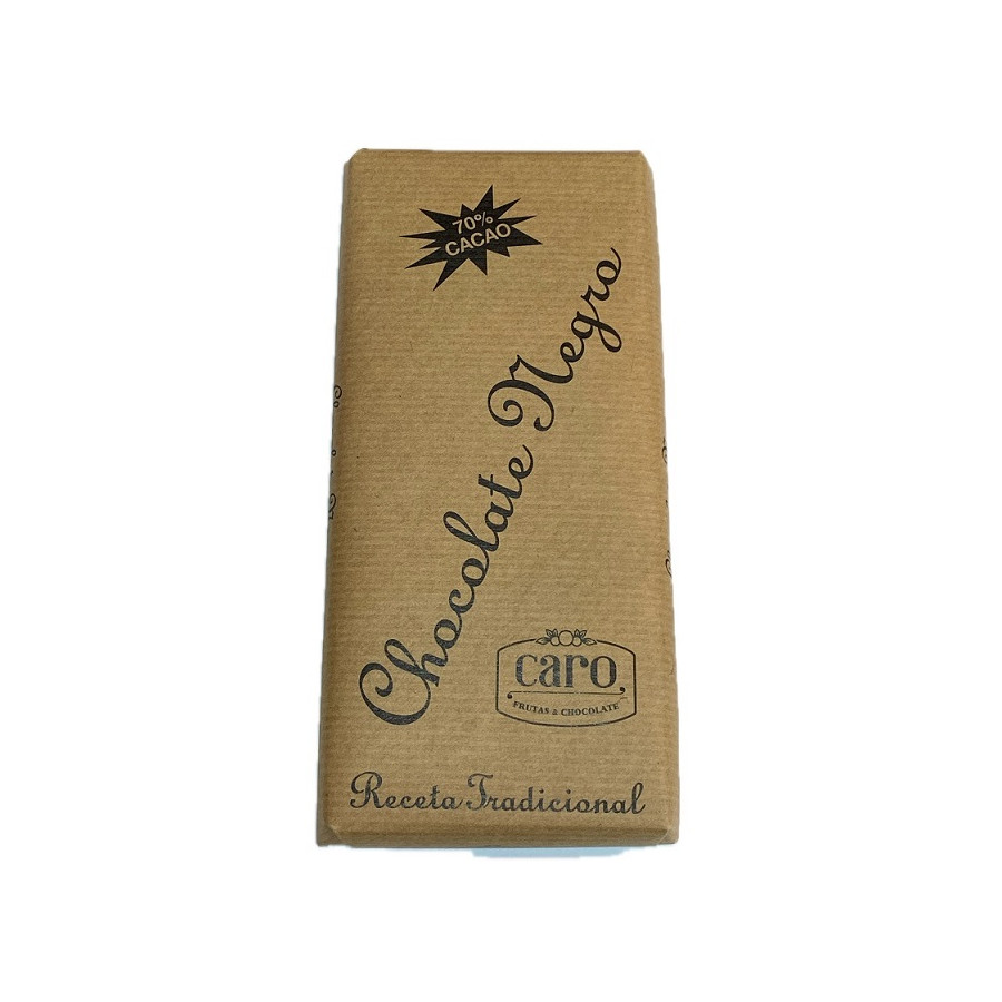 CHOCOLATE NEGRO 70% CACAO CARO 150 G (ZARAGOZA)