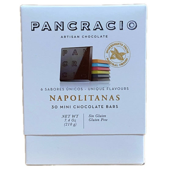 BOX NAPOLITANAS PANCRACIO 210 G a SELECCIÓN GOURMET DE 6 SABORES DE CH