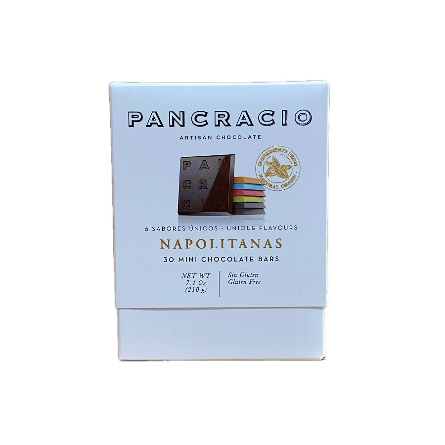 BOX NAPOLITANAS PANCRACIO 210 G a SELECCIÓN GOURMET DE 6 SABORES DE CH