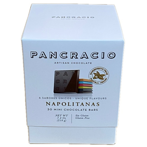 BOX NAPOLITANAS PANCRACIO 210 G a SELECCIÓN GOURMET DE 6 SABORES DE CH