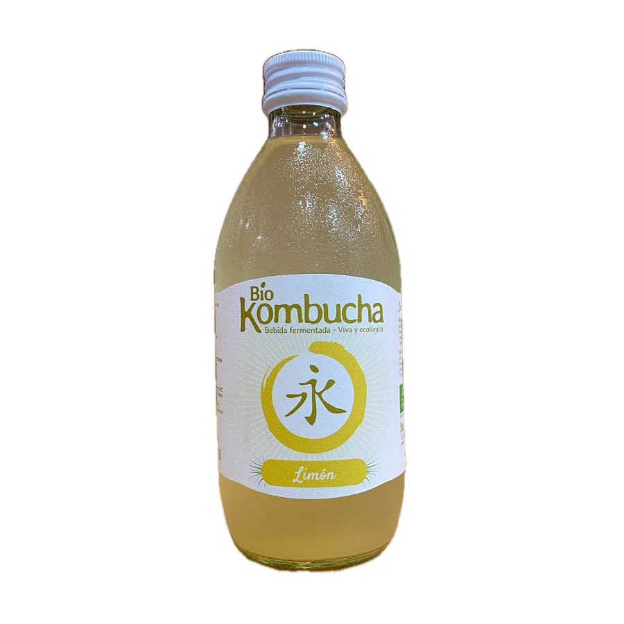 KOMBUCHA DE LIMÓN 33 CL a BEBIDA FERMENTADA ARTESANAL DE CONIL DE LA F