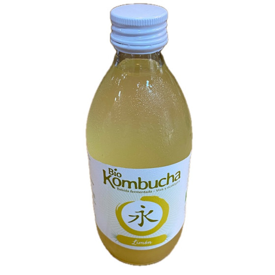 KOMBUCHA DE LIMÓN 33 CL a BEBIDA FERMENTADA ARTESANAL DE CONIL DE LA F