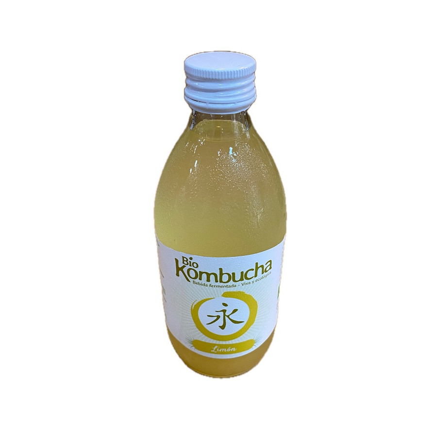 KOMBUCHA DE LIMÓN 33 CL a BEBIDA FERMENTADA ARTESANAL DE CONIL DE LA F