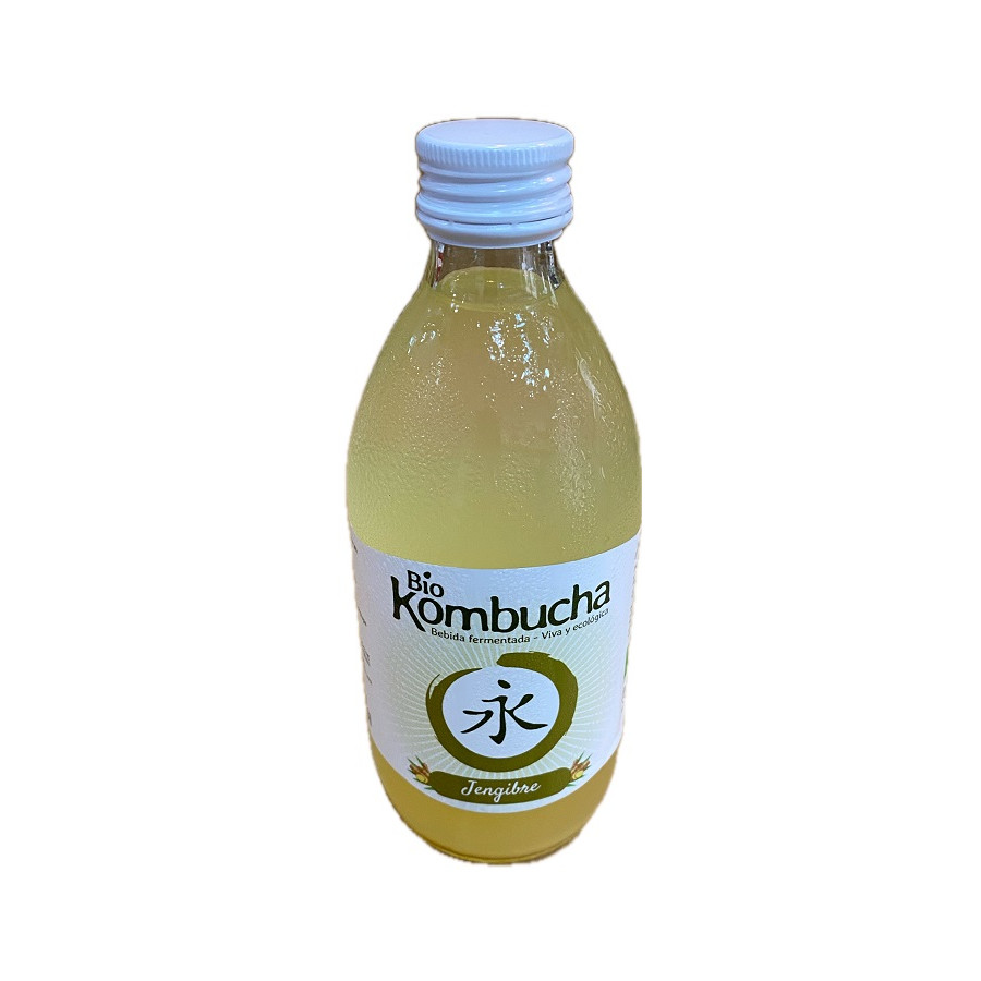 KOMBUCHA DE JENGIBRE 33 CL a BEBIDA FERMENTADA ARTESANAL DE CONIL DE L