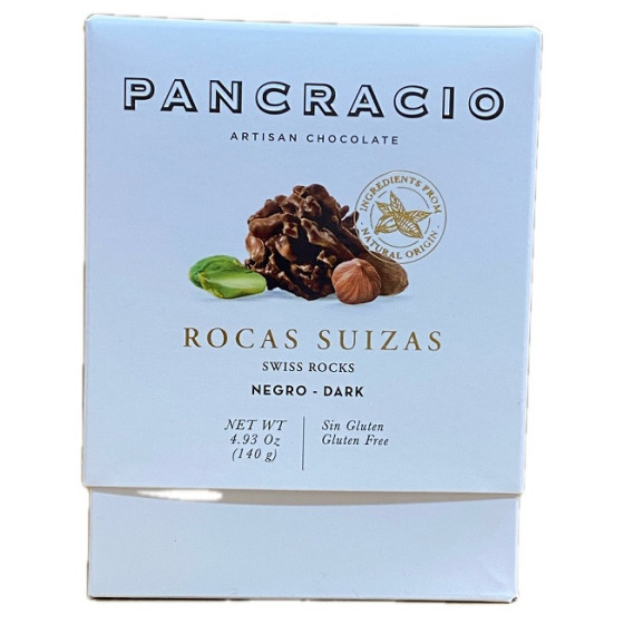 CHOCOLATE ARTESANO ROCAS SUIZAS 140g. PANCRACIO