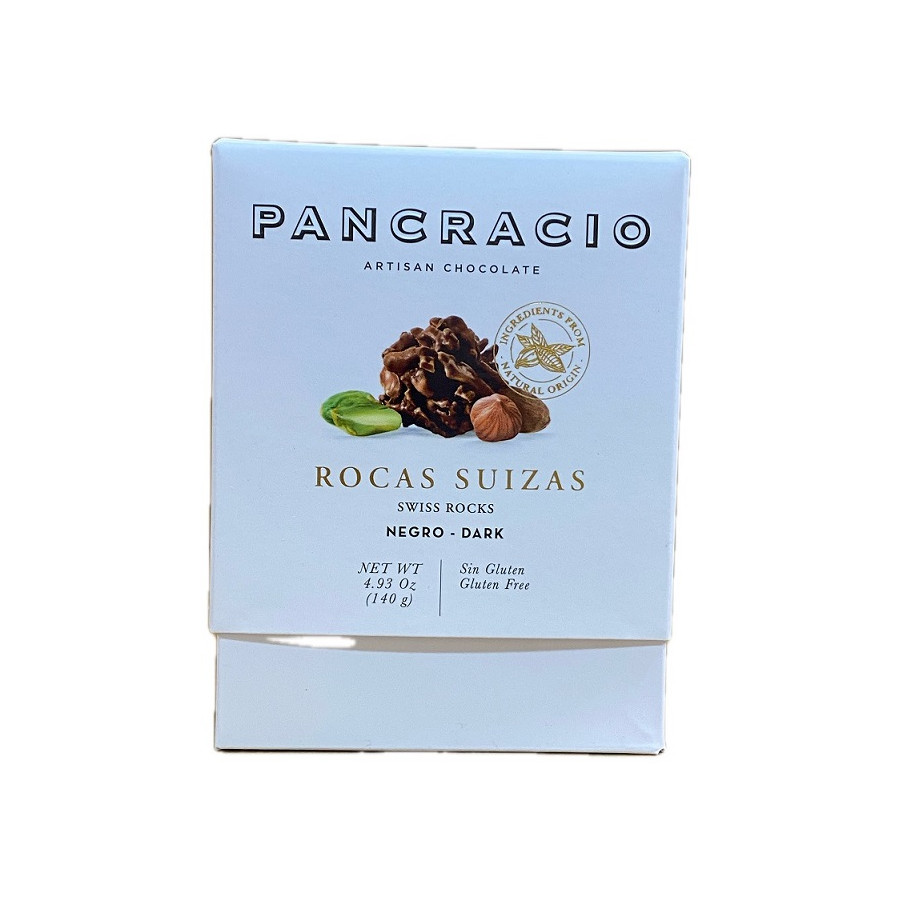 CHOCOLATE ARTESANO ROCAS SUIZAS 140g. PANCRACIO