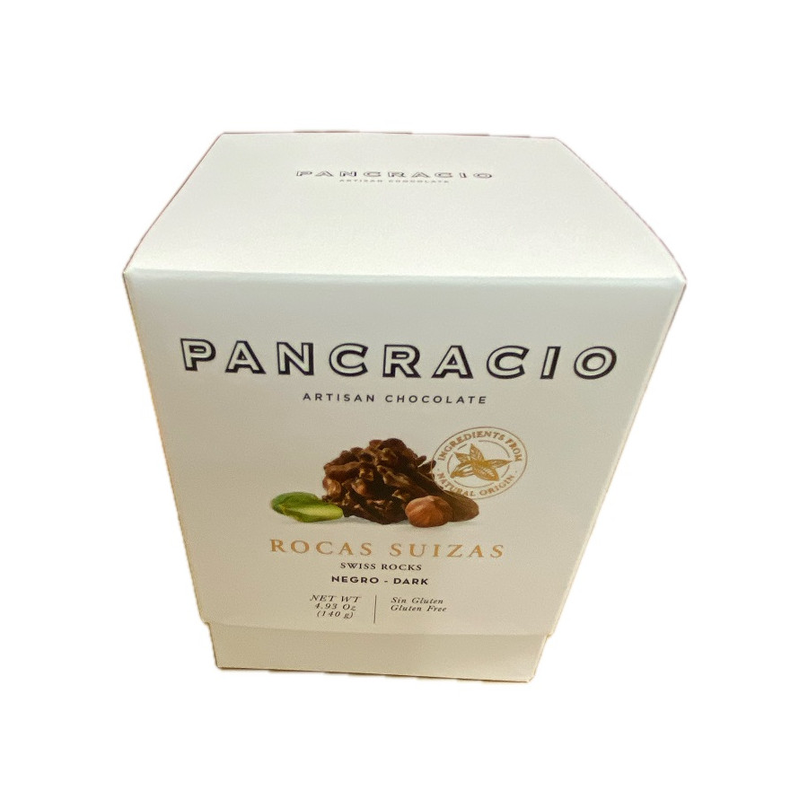 CHOCOLATE ARTESANO ROCAS SUIZAS 140g. PANCRACIO