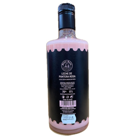LICOR CREMA GIN FRESA LECHE DE PANTERA 70CL ARTESANAL MARTES SANTO