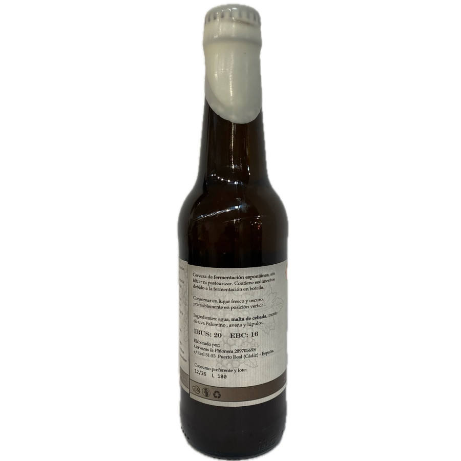 CERVEZA VENDIMIA DE PALOMINO LA PIÑONERA 33 CL – ARTESANAL GOURMET GAD