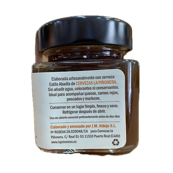 SALSA DULCE DE CERVEZA LA PIÑONERA 150 G – INNOVACIÓN GOURMET DE PUERT