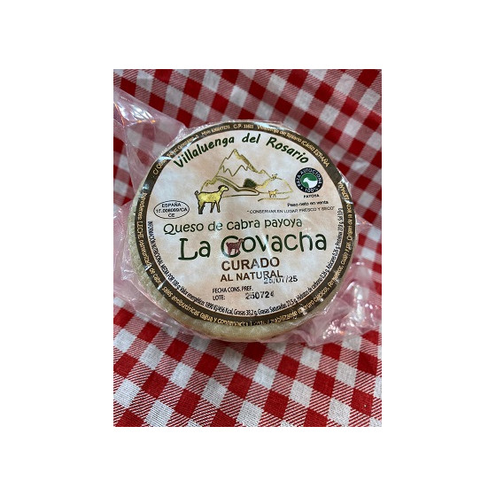 MINI QUESO DE CABRA CURADO NATURAL LA COVACHA 460g APROX