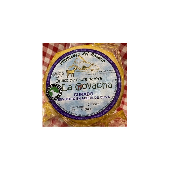 MINI QUESO DE CABRA CURADO EN ACEITE LA COVACHA 460g APROX