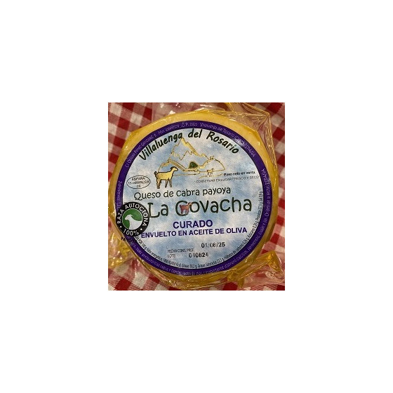 MINI QUESO DE CABRA CURADO EN ACEITE LA COVACHA 460g APROX