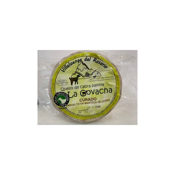 MINI QUESO DE CABRA CURADO MANTECA LA COVACHA 460g APROX