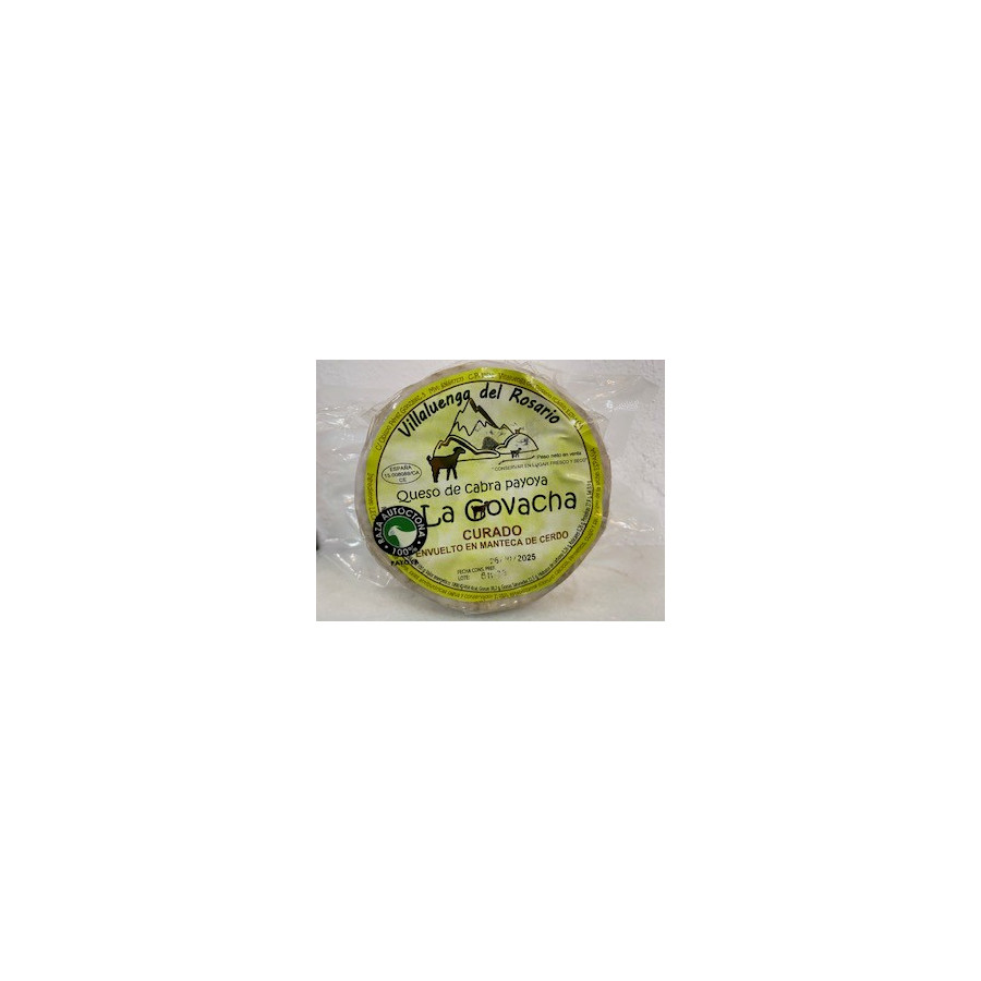 MINI QUESO DE CABRA CURADO MANTECA LA COVACHA 460g APROX