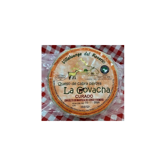 MINI QUESO DE CABRA CURADO AL ROMERO LA COVACHA 460g APROX