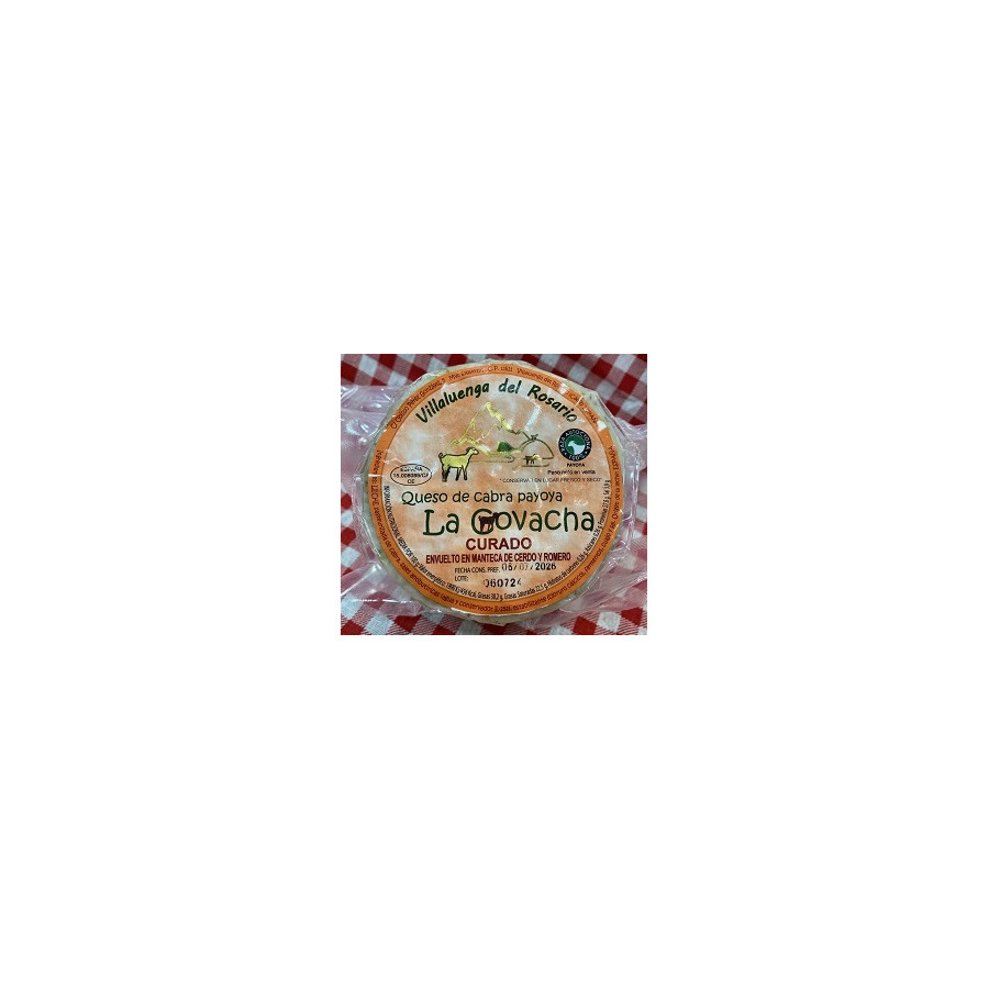 MINI QUESO DE CABRA CURADO AL ROMERO LA COVACHA 460g APROX