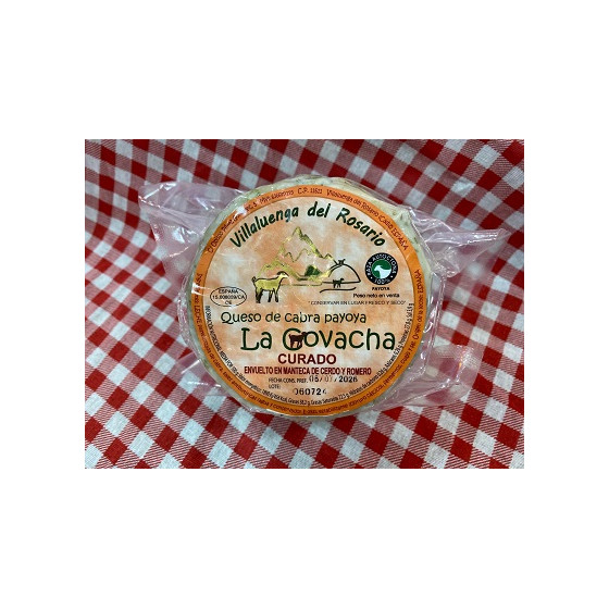 MINI QUESO DE CABRA CURADO AL ROMERO LA COVACHA 460g APROX