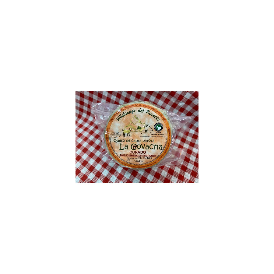 MINI QUESO DE CABRA CURADO AL ROMERO LA COVACHA 460g APROX