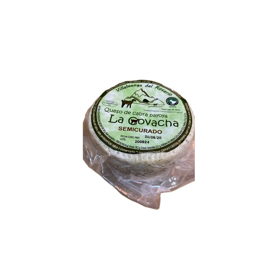 MINI QUESO DE CABRA PAYOYA SEMICURADO 450 gr Aprox LA COVACHA VILLALUE