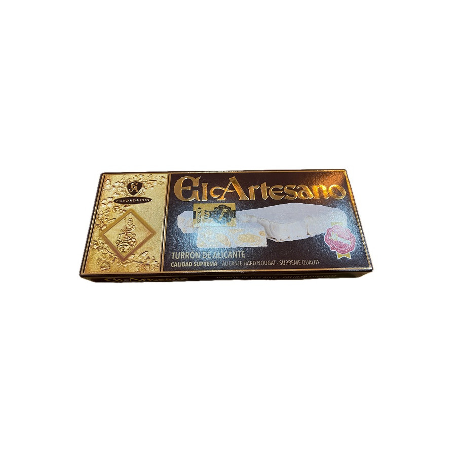 TURRÓN DE ALICANTE EL ARTESANO 200G CALIDAD SUPREMA