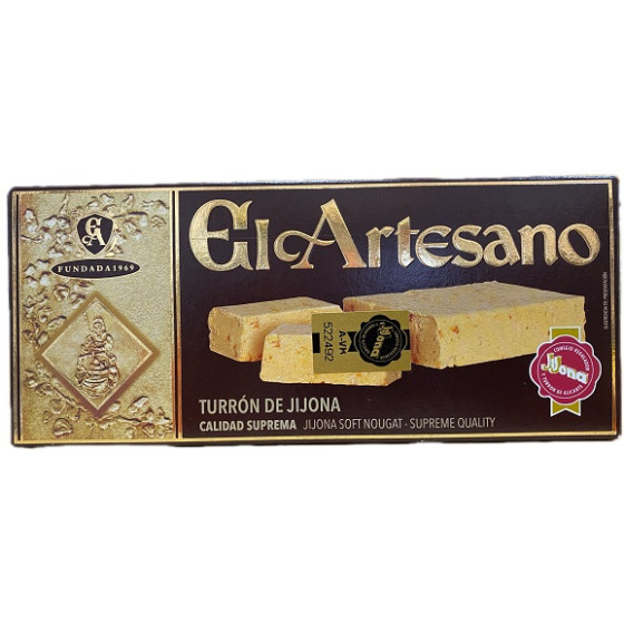TURRÓN DE JIJONA EL ARTESANO 200G CALIDAD SUPREMA