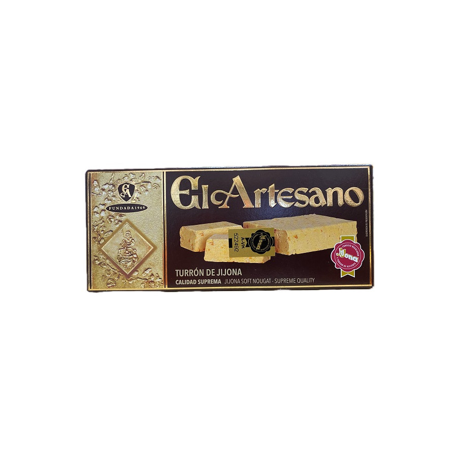 TURRÓN DE JIJONA EL ARTESANO 200G CALIDAD SUPREMA