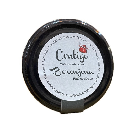 PATÉ ECOLÓGICO DE BERENJENAS 190g CONTIGO CONSERVAS ARTESANALES