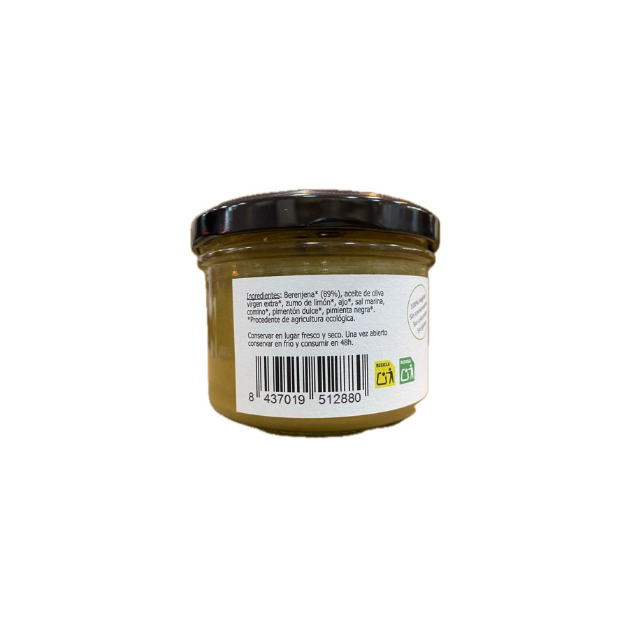 PATÉ ECOLÓGICO DE BERENJENAS 190g CONTIGO CONSERVAS ARTESANALES