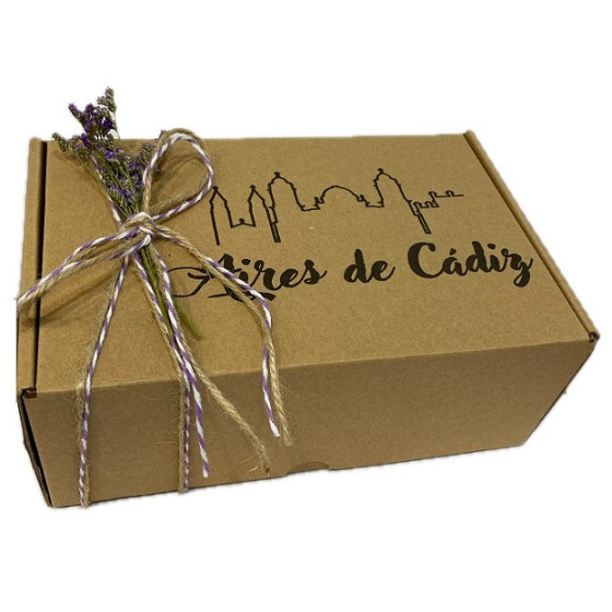 CAJA DE REGALO AIRES DE CÁDIZ 22X14X8,5 CM – PACKAGING EXCLUSIVO PARA