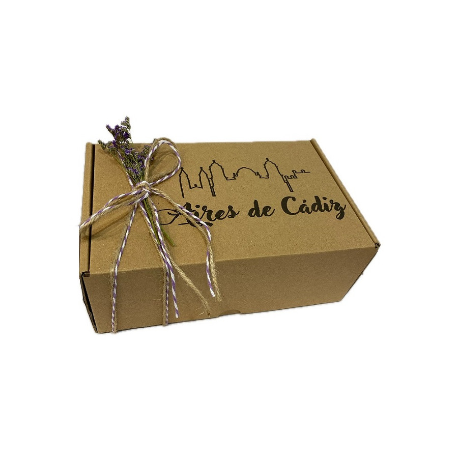 CAJA DE REGALO AIRES DE CÁDIZ 22X14X8,5 CM – PACKAGING EXCLUSIVO PARA