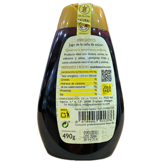 MIEL DE CAÑA DE FRIGILIANA INGENIO NUESTRA SEÑORA DEL CARMEN 490 G – J