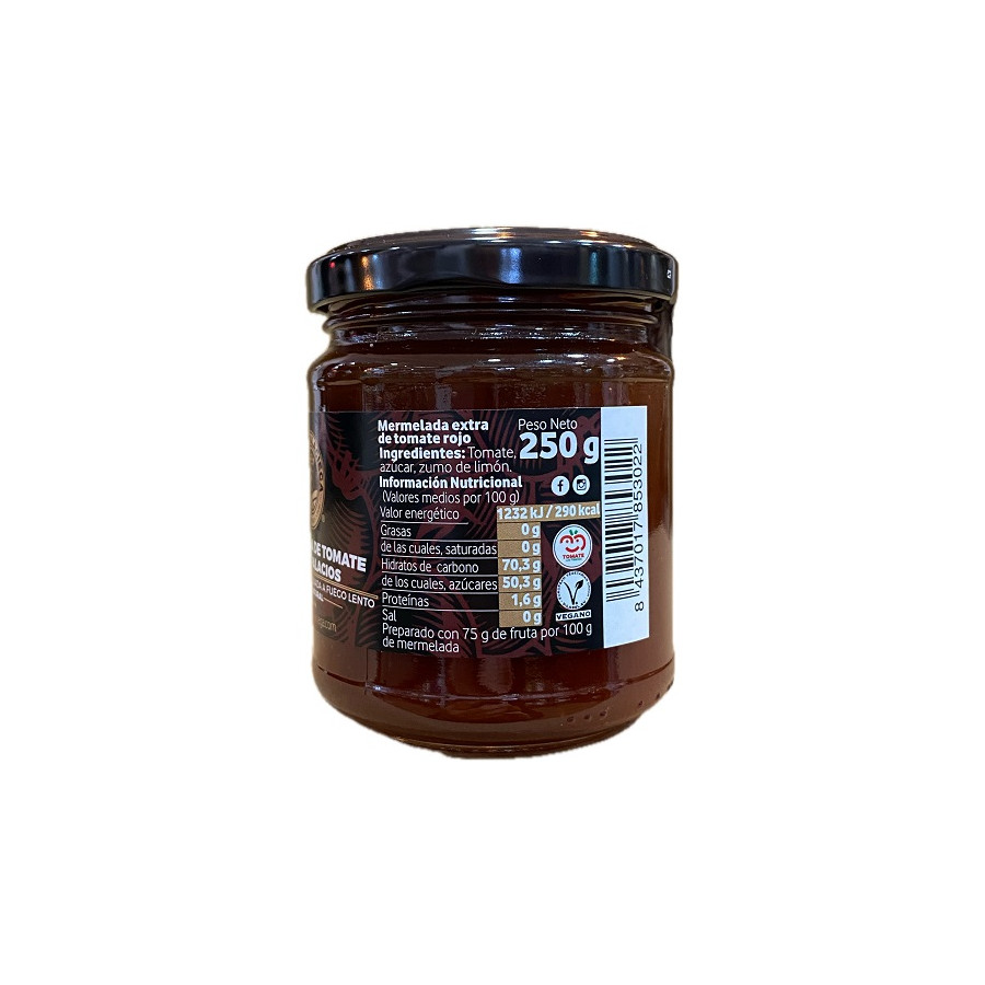 MERMELADA DE TOMATE TIERRA PALACIEGA 250 G – TOMATES DE LOS PALACIOS C