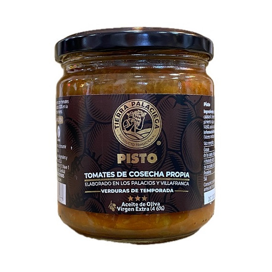 PISTO DE VERDURAS TIERRA PALACIEGA 340 G – ELABORADO CON TOMATES DE CO
