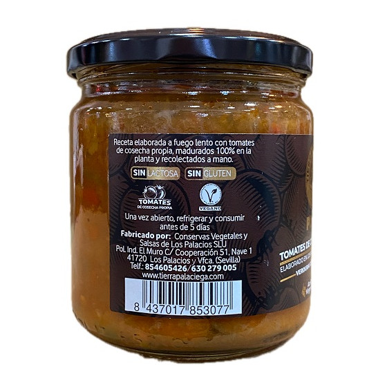 PISTO DE VERDURAS TIERRA PALACIEGA 340 G – ELABORADO CON TOMATES DE CO