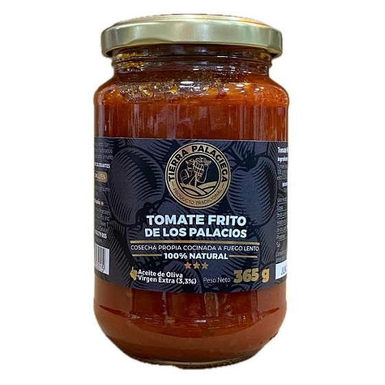TOMATE FRITO TIERRA PALACIEGA 365 G – 100% NATURAL DE LOS PALACIOS Y V