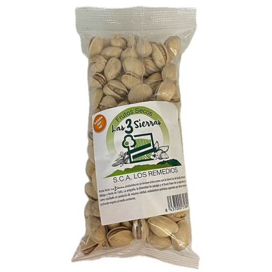 PISTACHOS TOSTADOS CON SAL FRUTOS SECOS LAS 3 SIERRAS 200 G – CALIDAD 