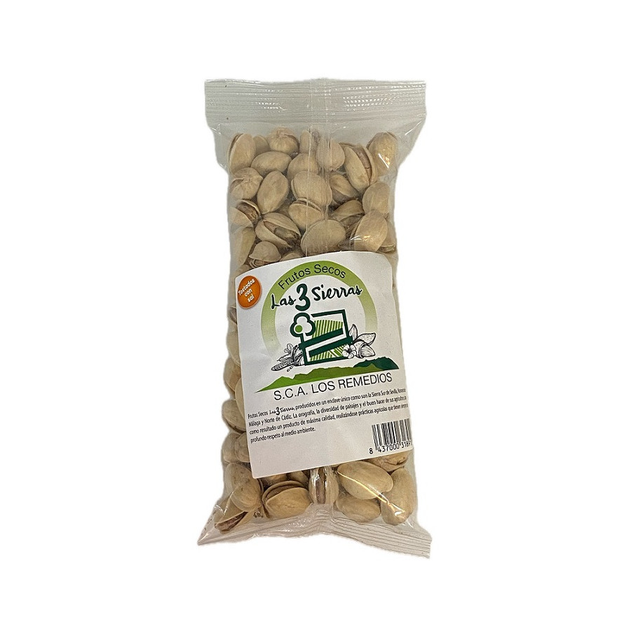 PISTACHOS TOSTADOS CON SAL FRUTOS SECOS LAS 3 SIERRAS 200 G – CALIDAD 