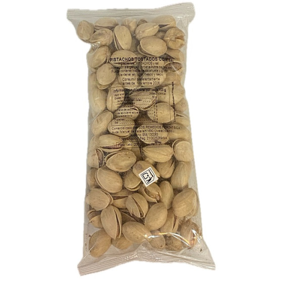 PISTACHOS TOSTADOS CON SAL FRUTOS SECOS LAS 3 SIERRAS 200 G – CALIDAD 