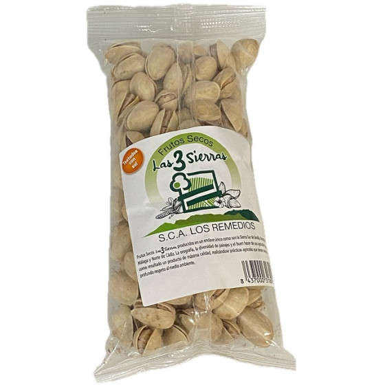 PISTACHOS TOSTADOS CON SAL FRUTOS SECOS LAS 3 SIERRAS 200 G – CALIDAD 