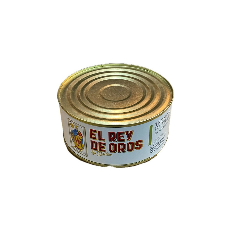 TRONCOS DE ATÚN EN ACEITE DE OLIVA EL REY DE OROS 975 G – BARBATE GADI