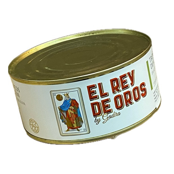 TRONCOS DE ATÚN EN ACEITE DE OLIVA EL REY DE OROS 975 G – BARBATE GADI