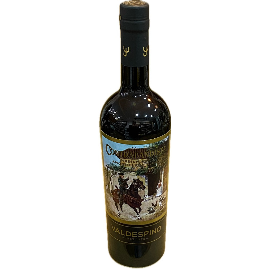 AMONTILLADO MEDIUM DRY CONTRABANDISTA 75 CL – BODEGA VALDESPINO