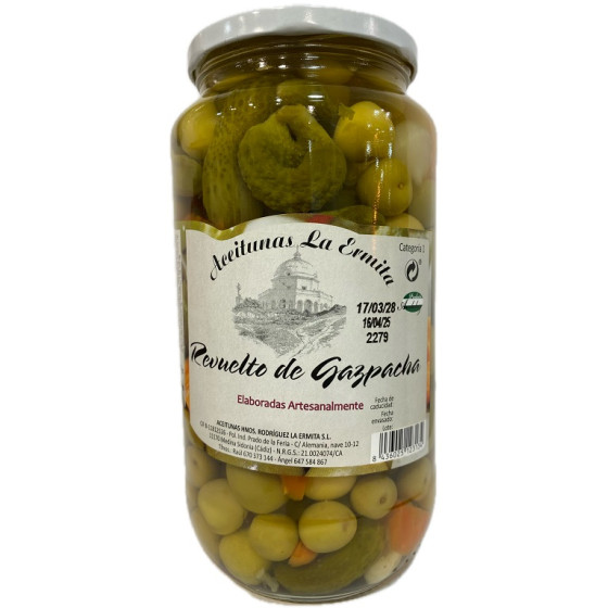REVUELTO GAZPACHA LA ERMITA 1.350 G – ACEITUNAS Y ENCURTIDOS DE CÁDIZ