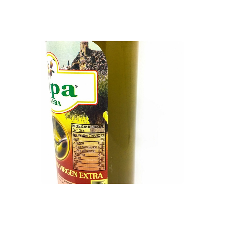 ACEITE DE OLIVA VIRGEN EXTRA 500 ml. ILIPA OLVERA TIERRA DE CÁDIZ