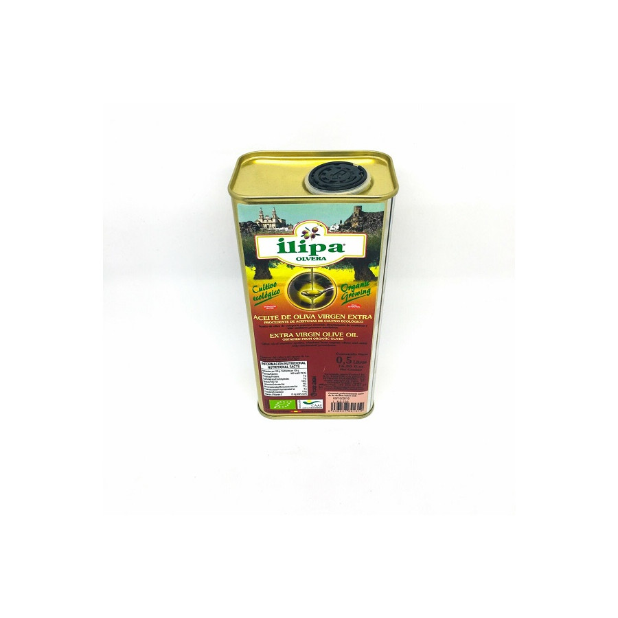 LATA 0,5 L ACEITE DE OLIVA VIERGEN EXTRA ILIPA OLVERA TIERRA DE CÁDIZ